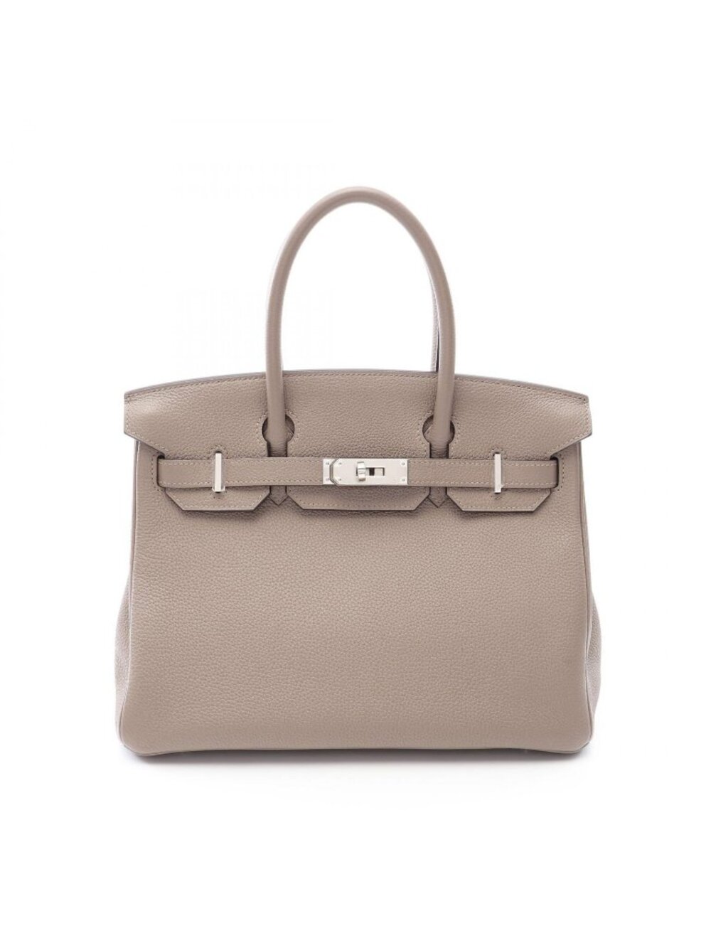 Hermes Birkin 30 Leather Griasphalt Handbag